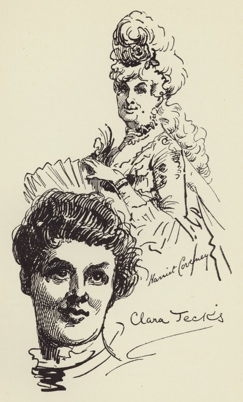Harriet Coveney und Clara Jecks von Harry Furniss