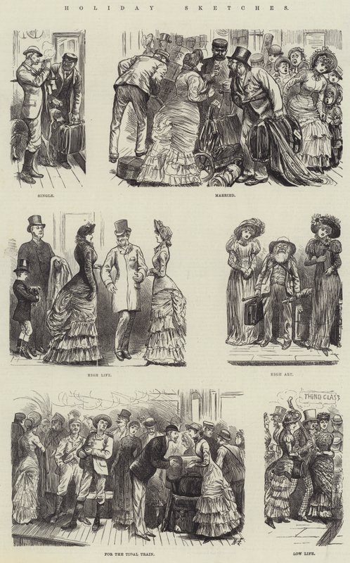 Urlaubsskizzen von Harry Furniss