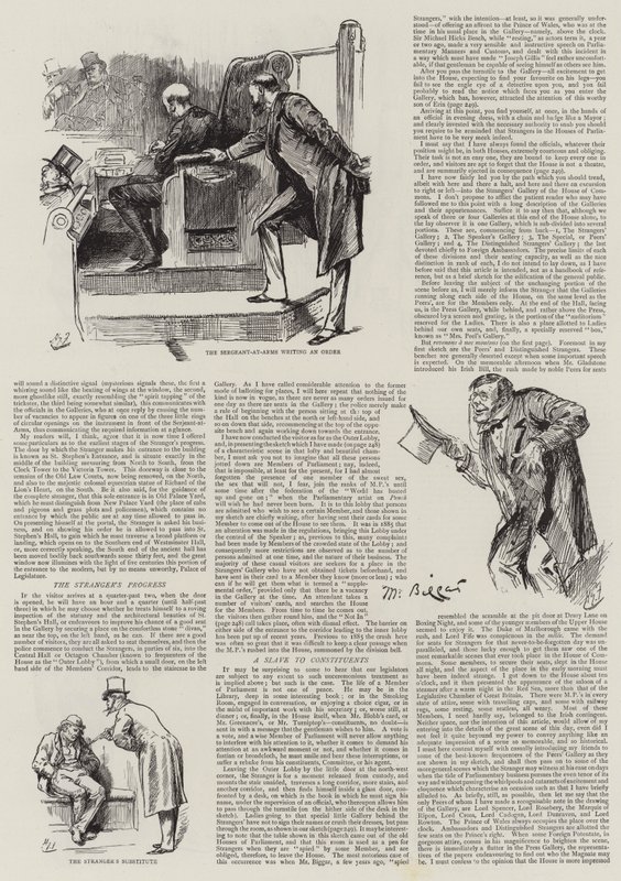 Leben im Parlament, Fremde im Haus von Harry Furniss