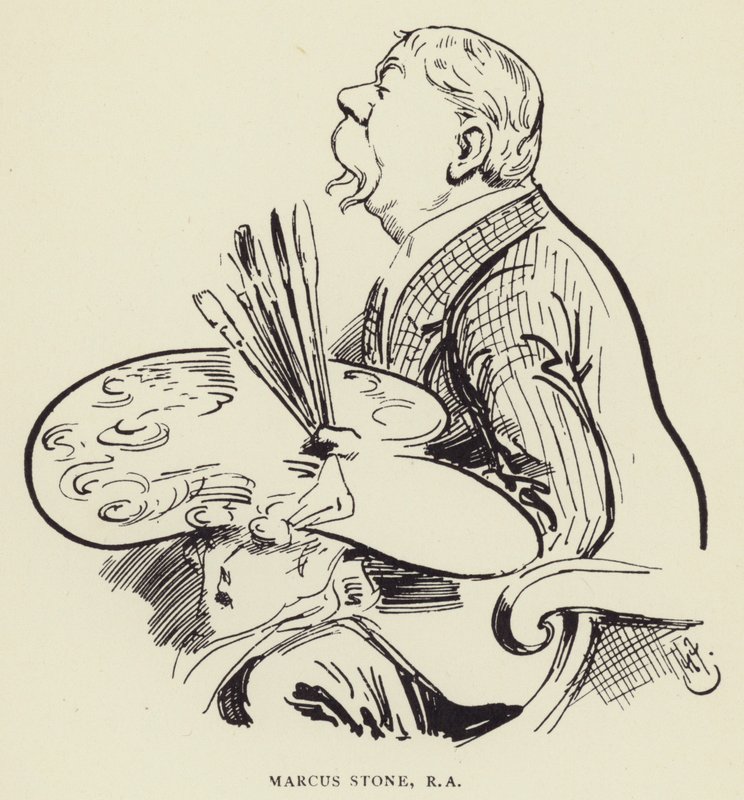 Marcus Stone von Harry Furniss