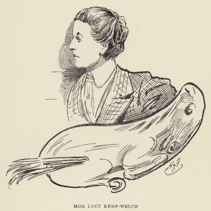Miss Lucy Kemp-Welch von Harry Furniss