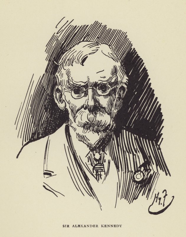 Sir Alexander Kennedy von Harry Furniss
