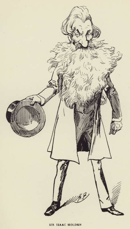 Sir Isaac Holden von Harry Furniss