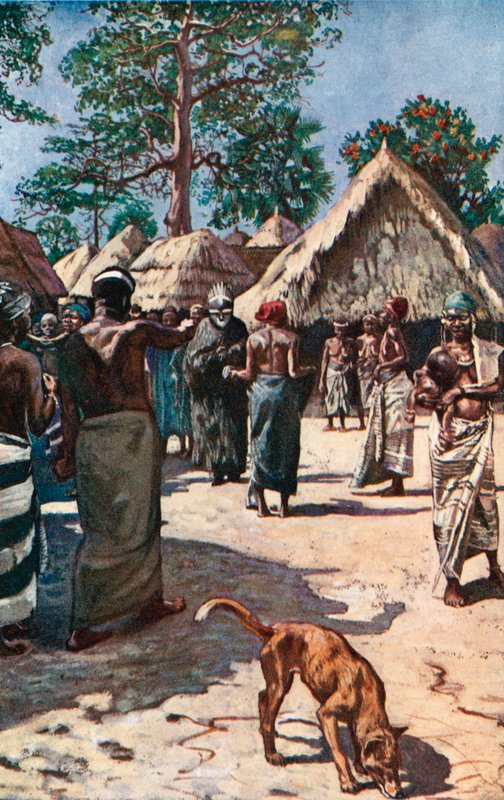 Der Teufel besucht eine Mandingo-Stadt von Harry Hamilton Johnston