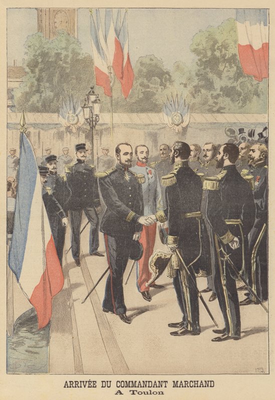 Ankunft von Major Marchand in Toulon von Henri Meyer