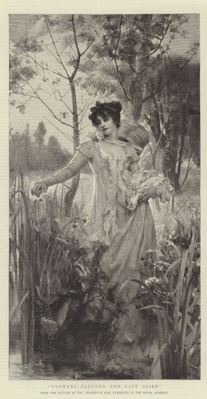 Gepflückte und beiseite geworfene Blumen von Henrietta Rae