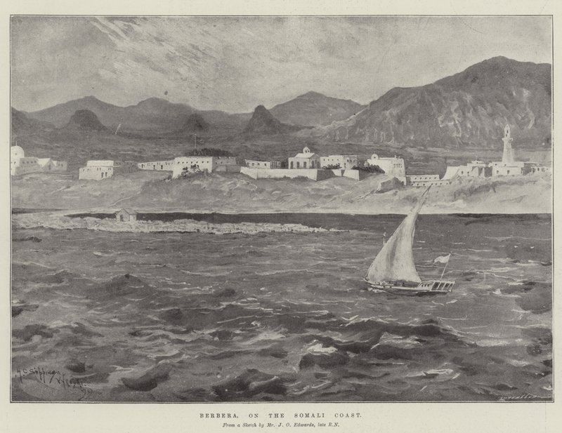 Berbera, an der somalischen Küste von Henry Charles Seppings Wright