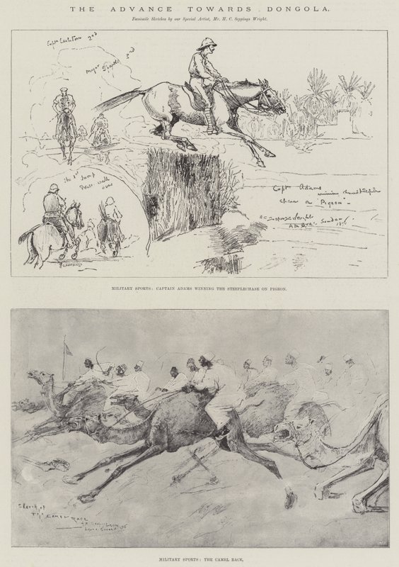 Der Vormarsch auf Dongola von Henry Charles Seppings Wright