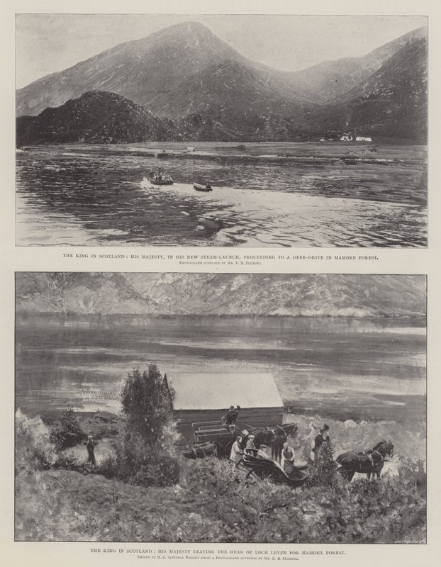 Der König in Schottland von Henry Charles Seppings Wright