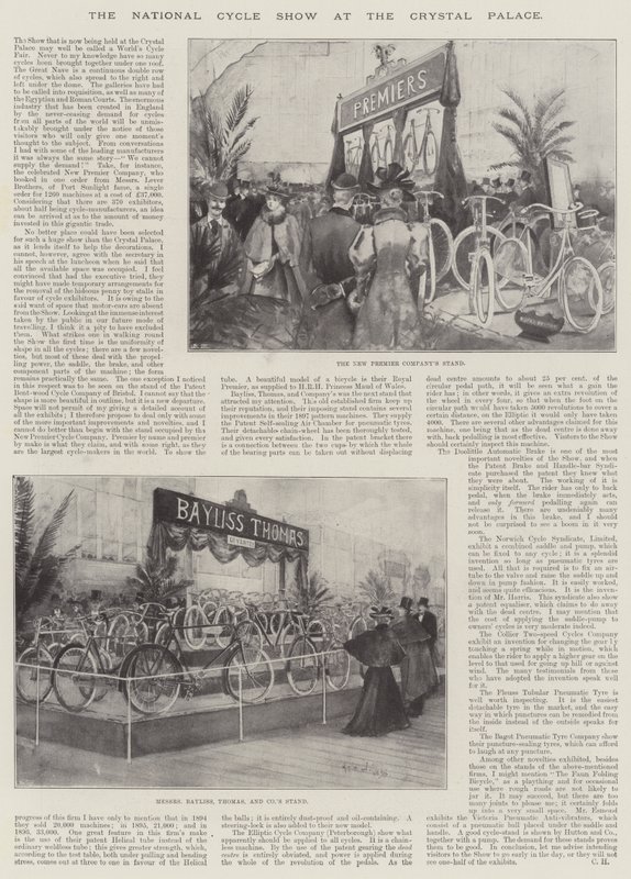 Die National Cycle Show im Crystal Palace von Henry Charles Seppings Wright