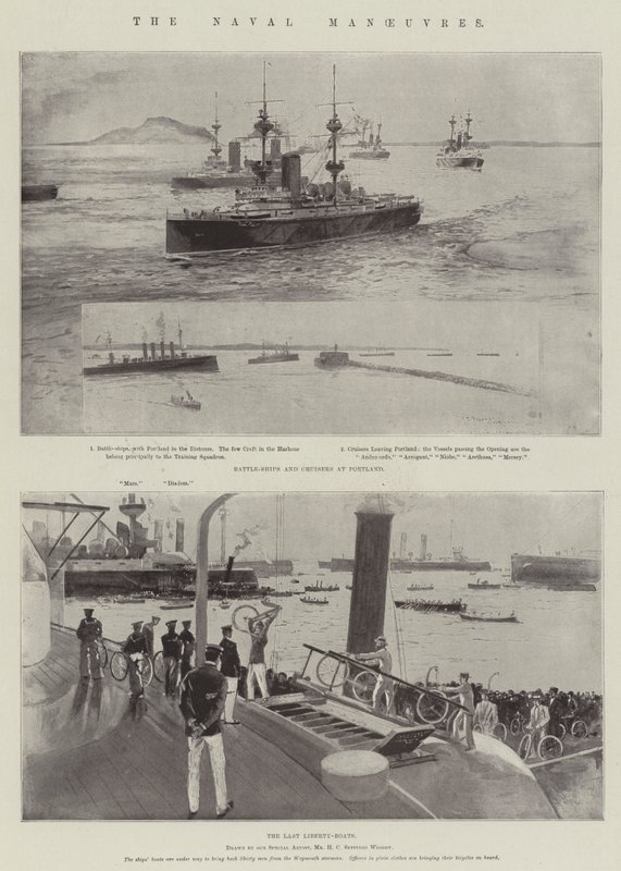 Die Marine-Manöver von Henry Charles Seppings Wright