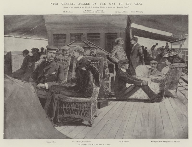 Mit General Buller auf dem Weg zum Kap von Henry Charles Seppings Wright
