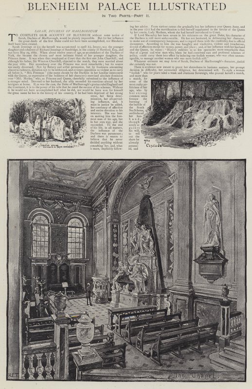 Blenheim Palace von Henry Edward Tidmarsh