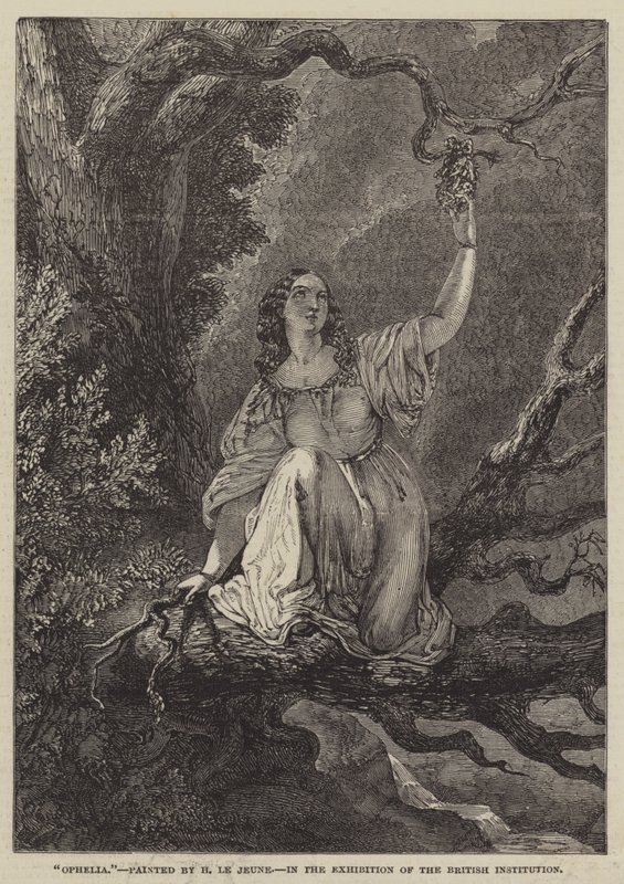 Ophelia von Henry Le Jeune