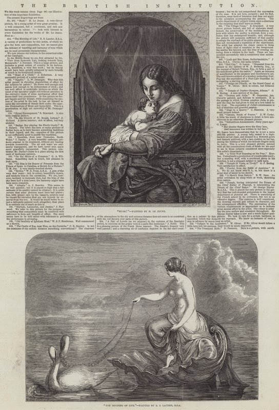 Die British Institution von Henry Le Jeune