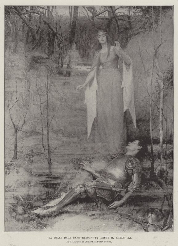 La Belle Dame sans Merci von Henry Meynell Rheam