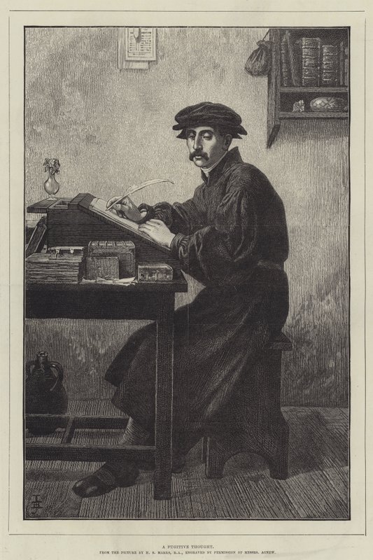 Ein flüchtiger Gedanke von Henry Stacey Marks