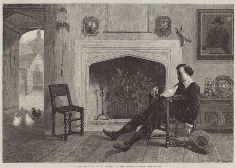 Erschöpft von Henry Stacey Marks