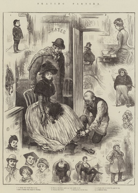 Schlittschuhpartien von Henry Stephen Ludlow