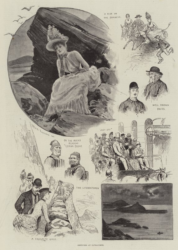 Skizzen in Ilfracombe von Henry Stephen Ludlow