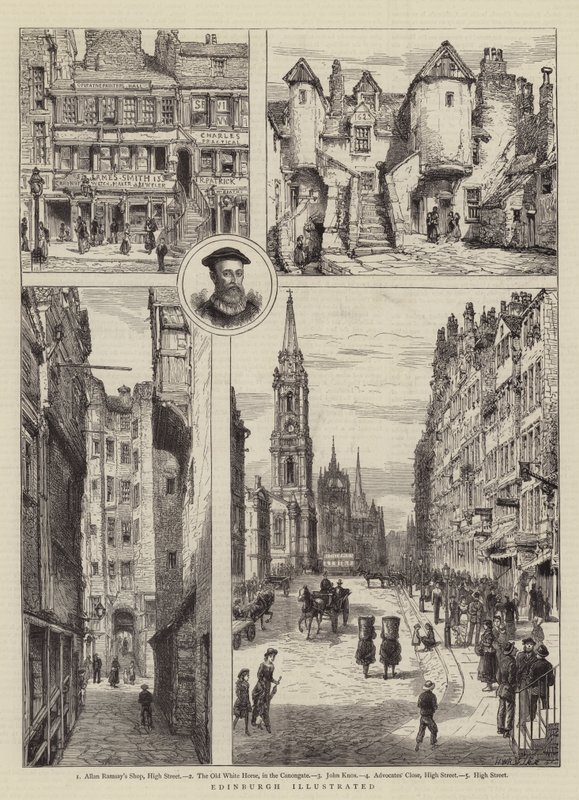 Edinburgh illustriert von Henry William Brewer