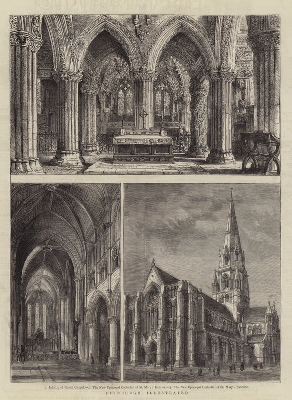 Edinburgh illustriert von Henry William Brewer