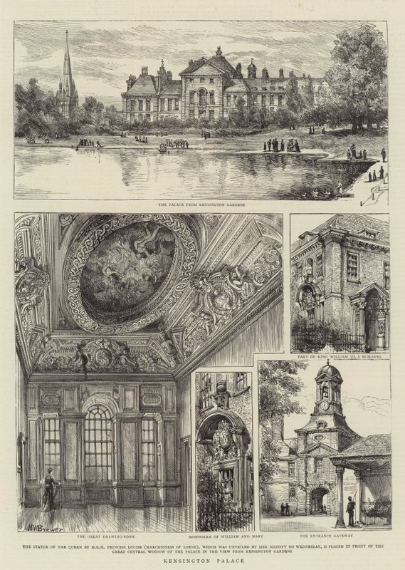 Kensington-Palast von Henry William Brewer