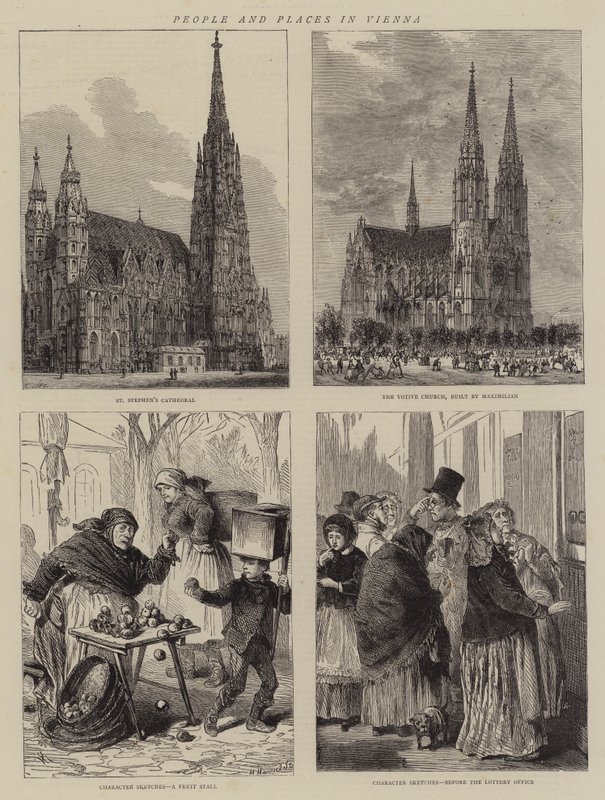 Menschen und Orte in Wien von Henry William Brewer