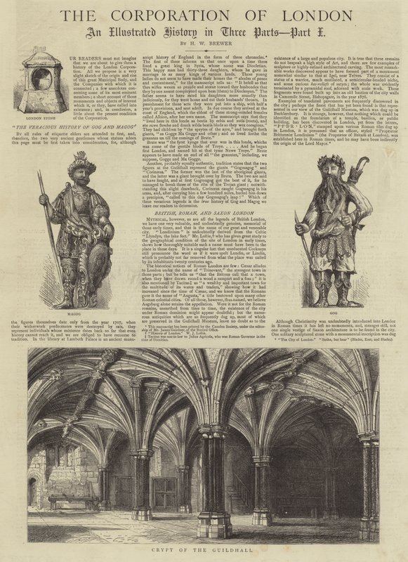 Die Corporation of London von Henry William Brewer