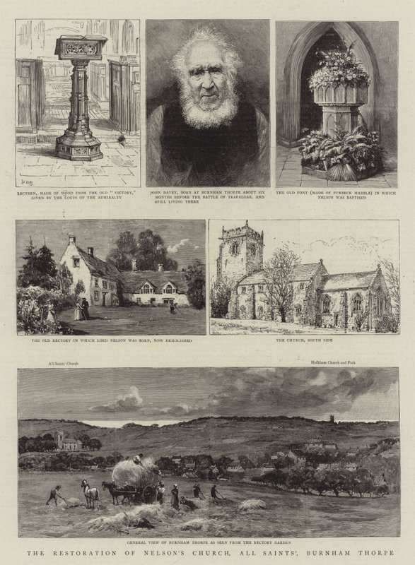 Die Restaurierung von Nelsons Kirche, All Saints