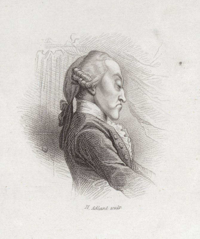 Thomas Augustine Arne, englischer Komponist (1710-1778) von Henry Adlard