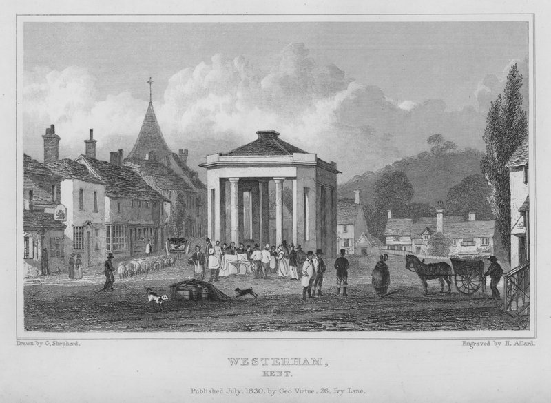Westerham, Kent (Gravur) von Henry Adlard