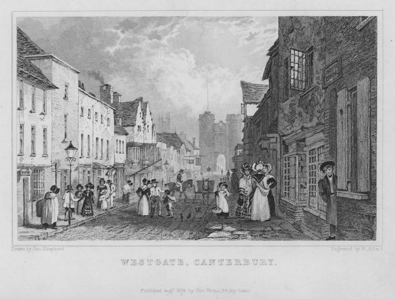 Westgate, Canterbury, Kent von Henry Adlard