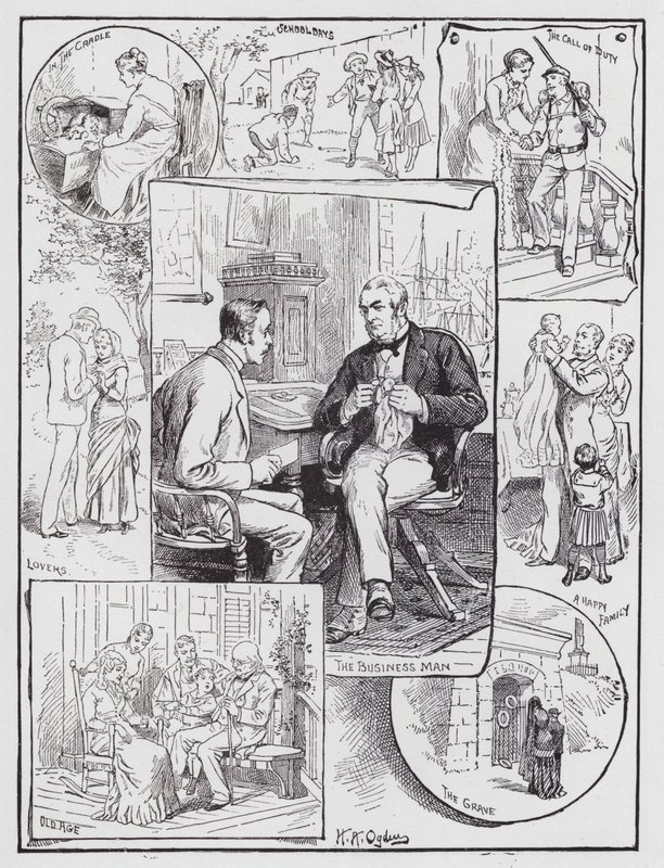 Der häusliche Kreis von Henry Alexander (after) Ogden