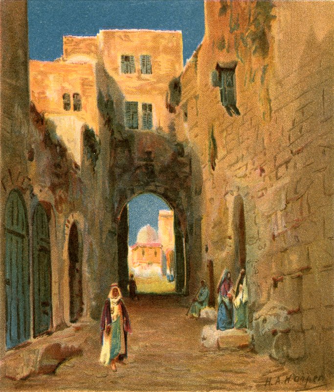 Eine Straße in Jerusalem von Henry Andrew Harper