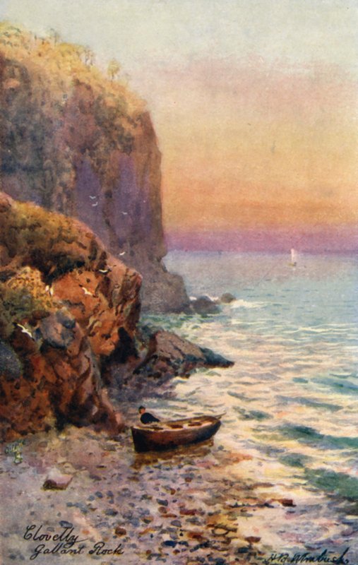 Gallant Rock, Clovelly von Henry B. (after) Wimbush