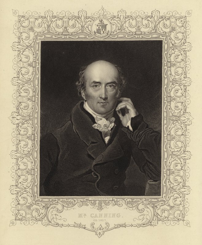 Mr. Canning, 1827 von Henry Bryan I Hall