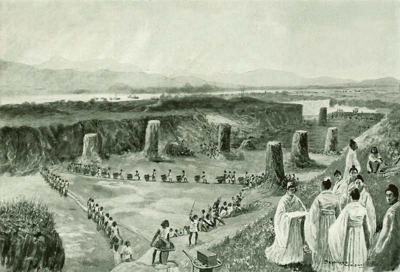 Der Große Kanal von China von Henry Charles Seppings Wright