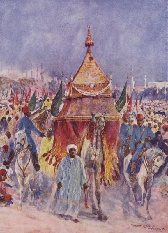 Die Prozession des Mahmal von Henry Charles Seppings Wright