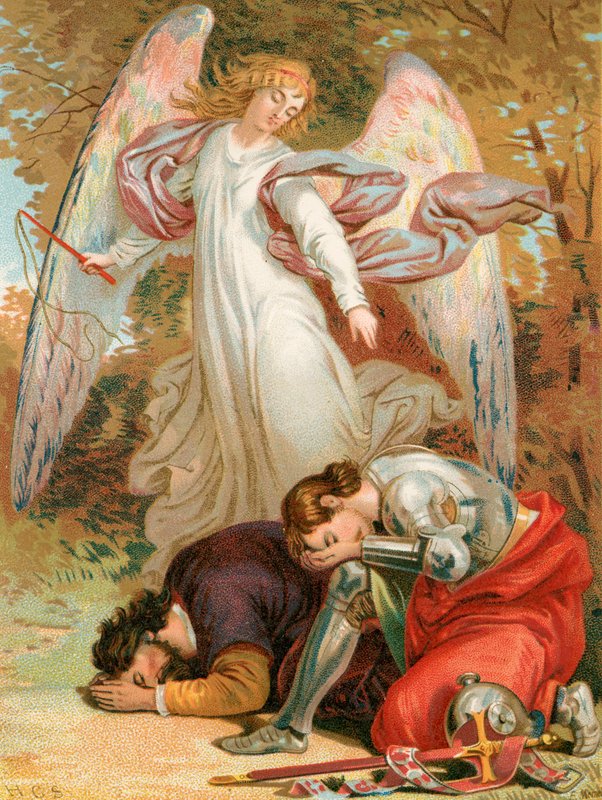 Christian und Hopeful gezüchtigt von Henry Courtney Selous