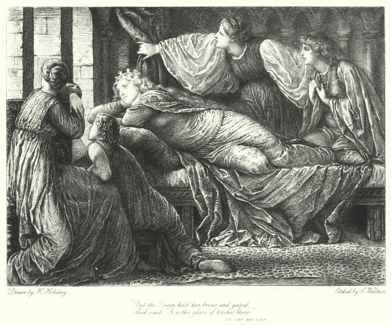 Der Stab und das Skript von Henry Holiday