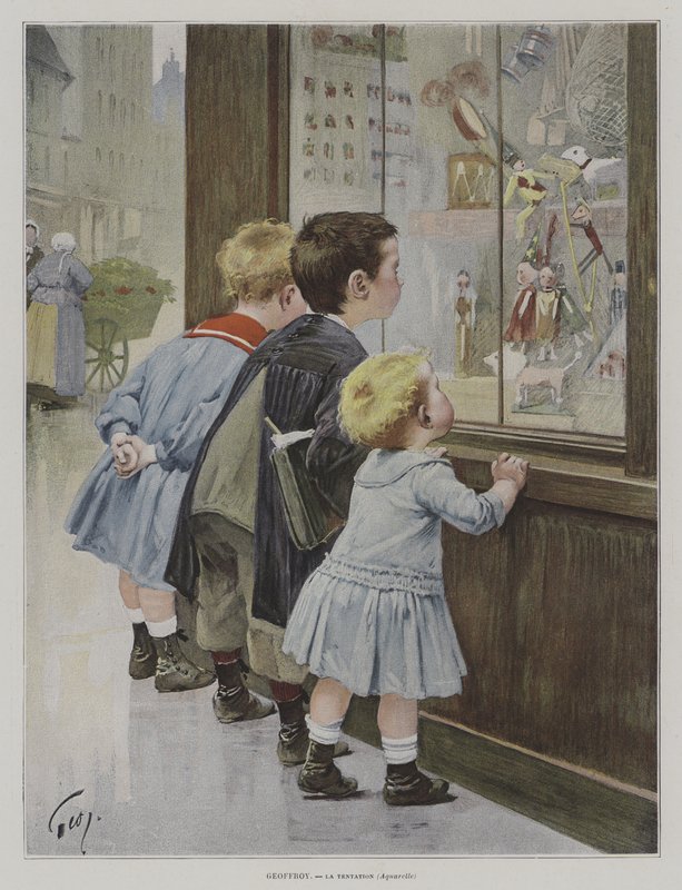 Die Versuchung von Henri Jules Jean Geoffroy