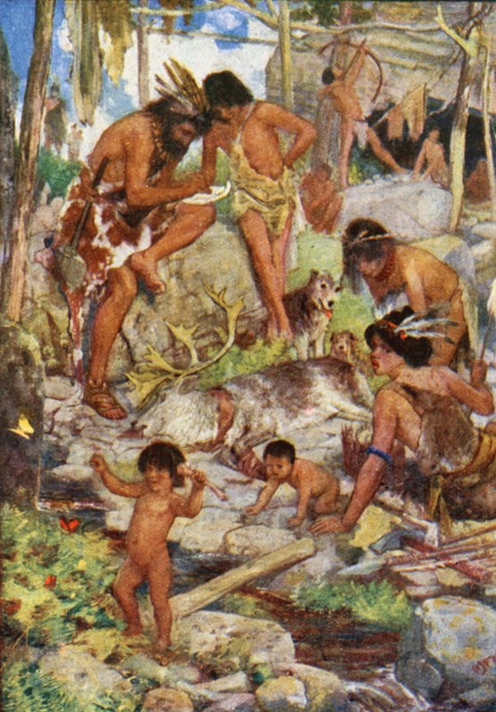 Die Höhlenmenschen von Henry Justice Ford