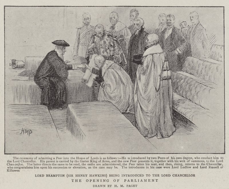 Die Eröffnung des Parlaments von Henry Marriott Paget