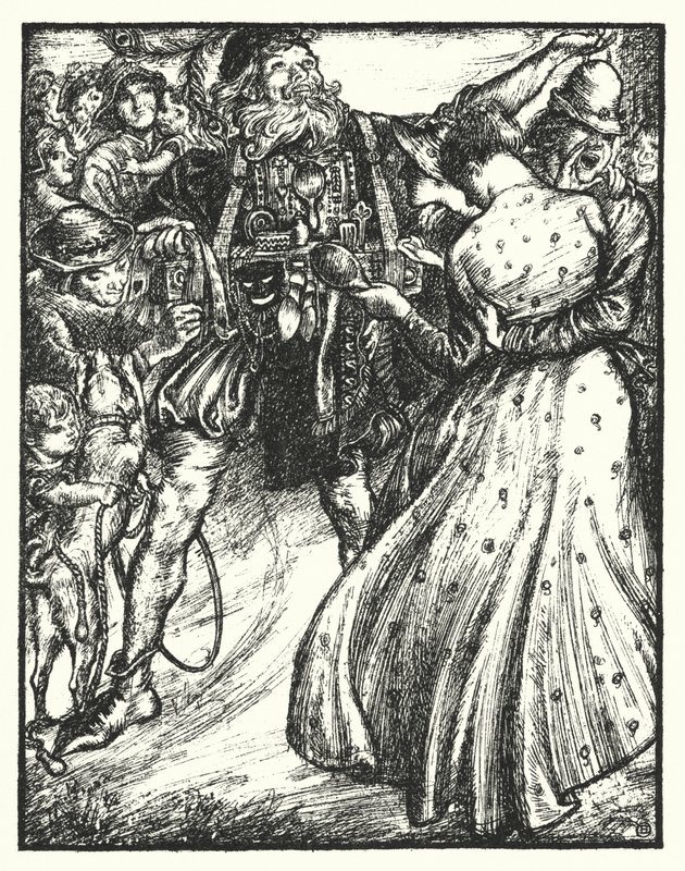 Shakespeare Lied: "Komm kaufen" (Lithografie) von Henry Ospovat