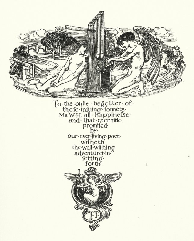 Shakespeares Sonette, Widmung von Henry Ospovat