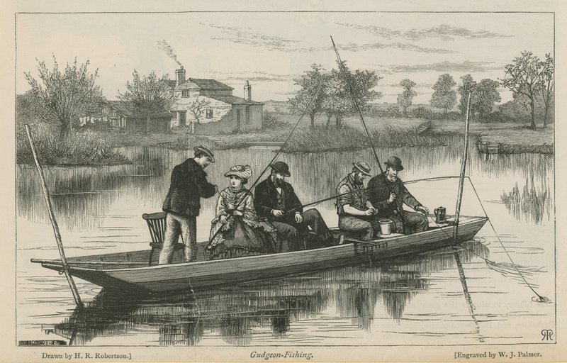 Gründlingsangeln von Henry Robert Robertson