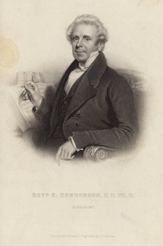 Reverend Ebenezer Henderson von Henry Room