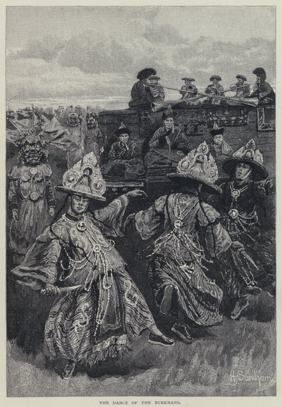 Der Tanz der Burkhans von Henry Sandham