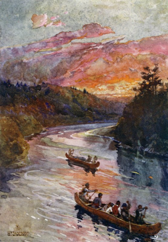Reisen auf Süßwasser von Henry Sandham
